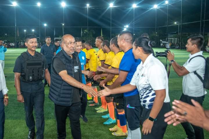 मणिपूर राज्यका मुख्यमन्त्रीले गरे नेशनल स्पोर्ट्स दिवसमा सहभागिता