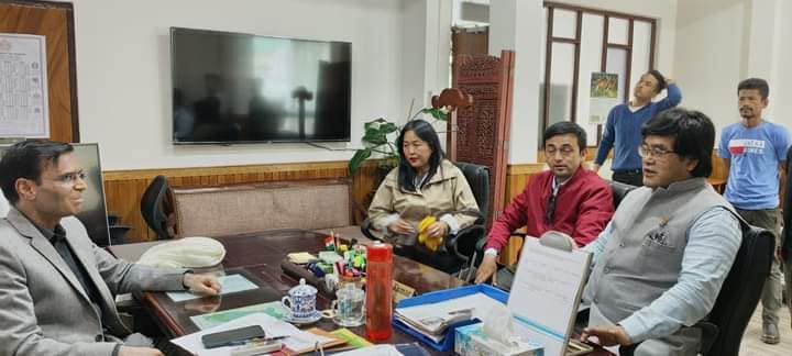 MLA of 23 Syari Constituency, Tenzing Norbu Lamtha, assumed the office as the Advisor