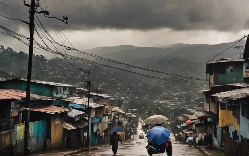 नागाल्याण्ड राज्यको कोहिमा जिल्लाभित्र हिजो रातीबाट निरन्तर रूपमा पानी परेकोले चिसो बढेको छ