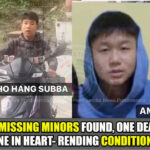 TWO MISSING MINORS FOUND, ONE DEAD & ONE IN HEART- RENDING CONDITION.
