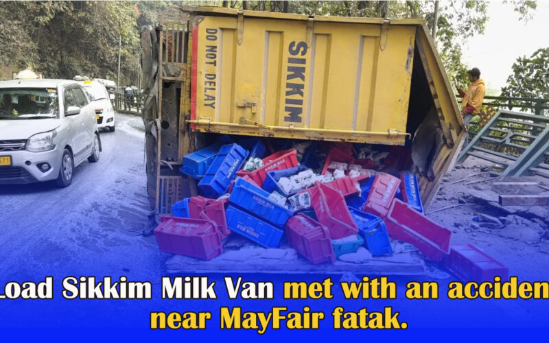 SIKKIM MILK UNION VEHICLE COLLIDES WITH ECO VAN NEAR MAYFAIR, GANGTOK; SIX INJURED, ONE CRITICAL