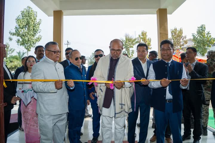 मणिपूर विश्वविद्यालय परिसरमा स्विमिङ पूलको आधार्शिला