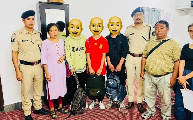 Soreng District Police Traced and Rescued Three Missing Minor Boys.