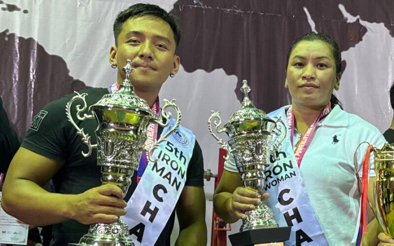 Bishal Rai Crowned Iron Man, Gau Maya Pradhan Named Iron Woman at State Powerlifting Championship