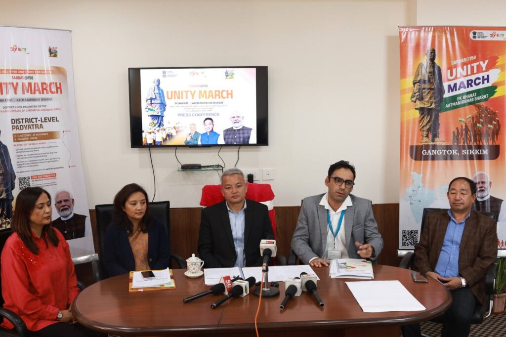 Sikkim joins nationwide ‘Sardar@150 Unity March’ as Sports Minister launches event in Gangtok