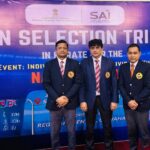 सुशन थापाले राष्ट्रिय कराते टोलीको छनोट ट्रायलको लागि रेफ्रीको रूपमा भाग लिए।