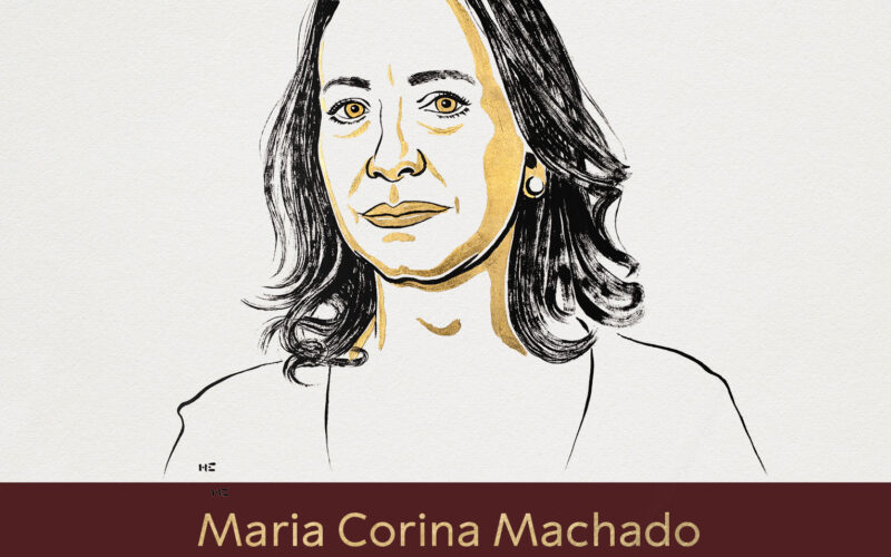 The Norwegian Nobel Committee has decided to award the 2025 Nobel Peace Prize to Maria Corina Machado for her tireless work promoting democratic rights for the people of Venezuela
