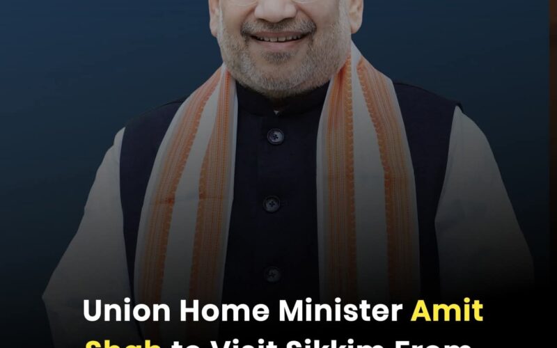 Union Home Minister Amit Shah to visit Sikkim from October 25-26