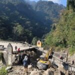 रिन्खोला सडक पुलको पुनर्स्थापना कार्य निरीक्षण