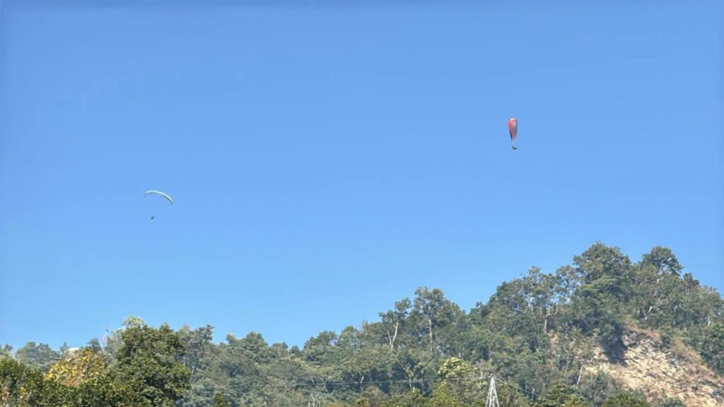 रिनोकमा प्याराग्लाइडिङ परीक्षण उडान सफल