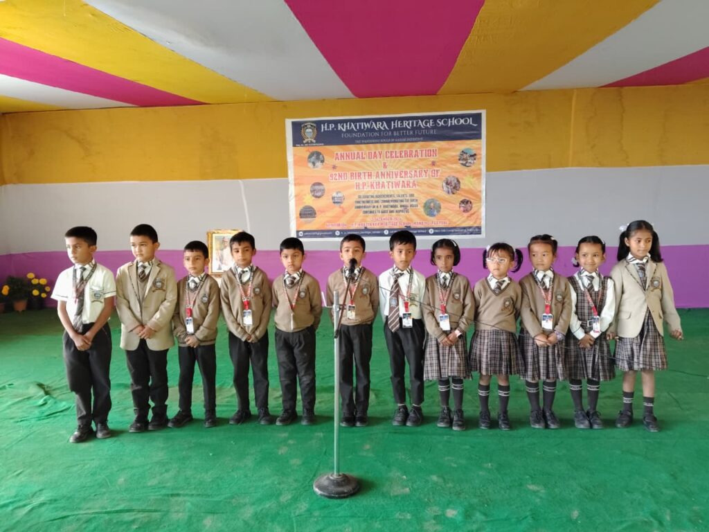 H.P. Khatiwara Heritage School successfully hosted its Annual Day Celebration, presenting a well-curated blend of cultural, academic, and co-curricular activities.