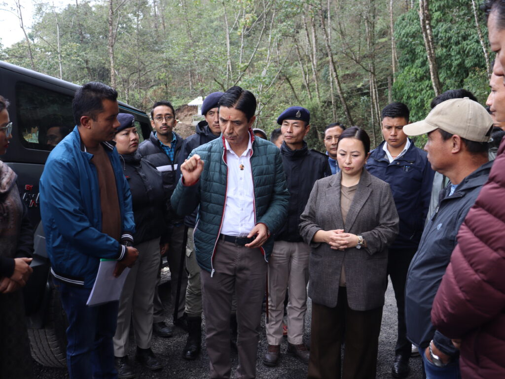 Inspection Held to Address Public Concerns on Newly Constructed PMGSY Road at Tokchi