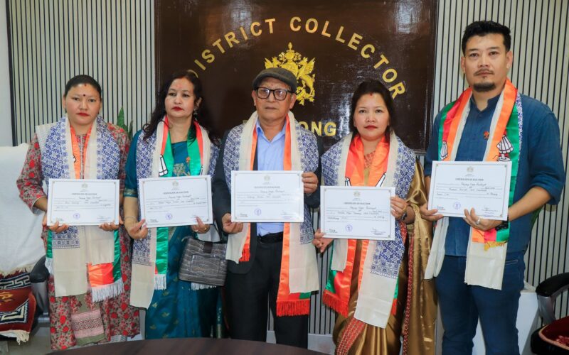 Ten candidates declared elected unopposed in the General Municipal Election 2026 in Pakyong District.