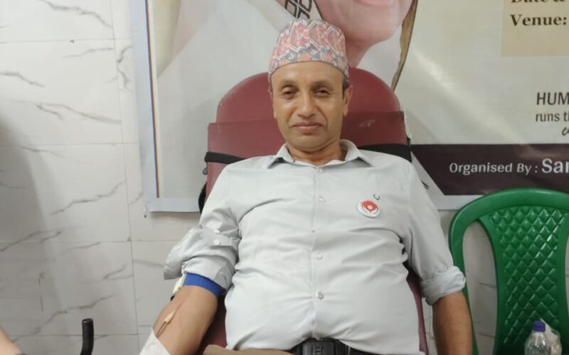 Mass Blood Donation Camp by Sant Nirankari Mission Sikkim at Singtam