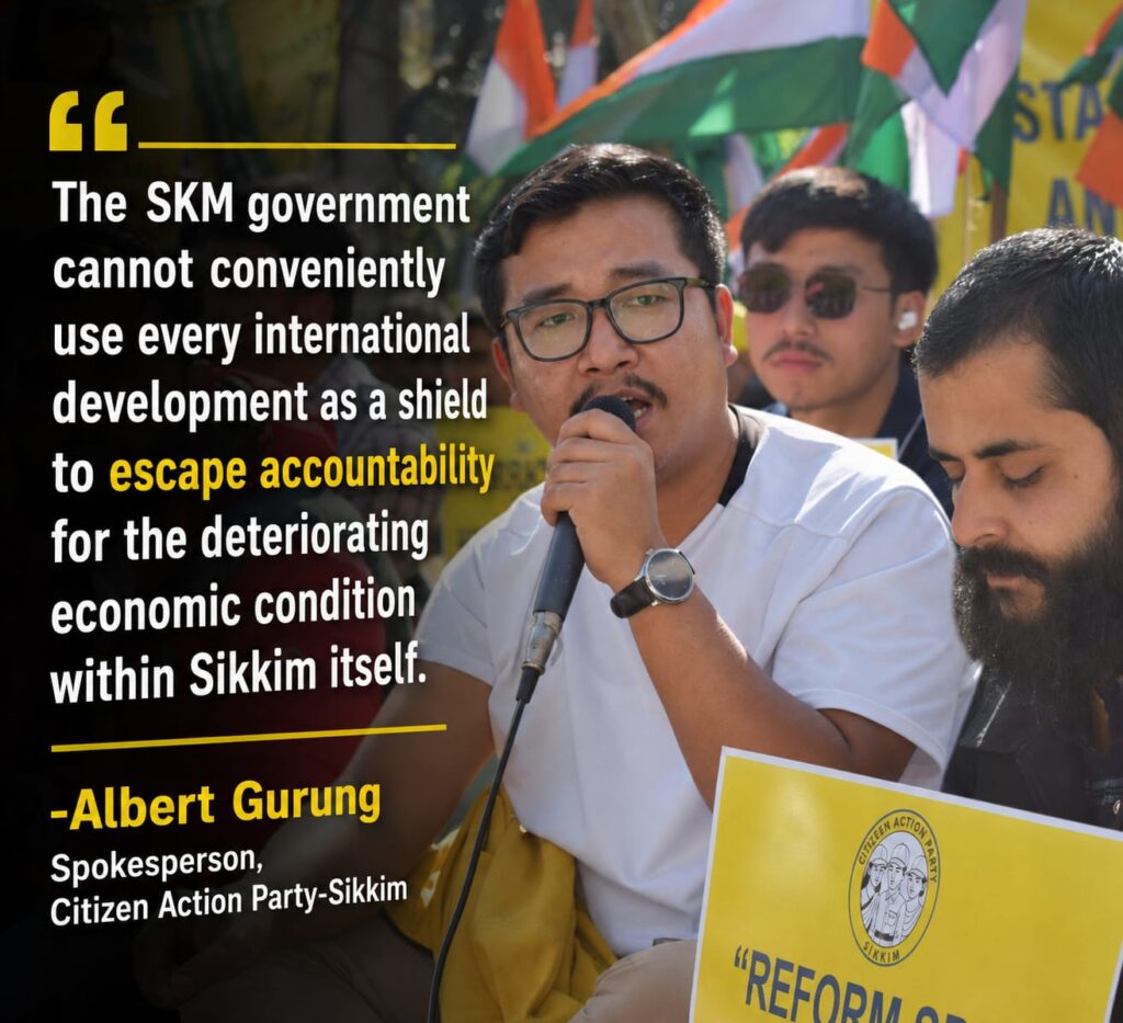 CAP Sikkim Slams SKM Government Over Austerity Measures
