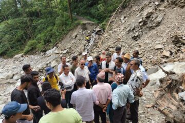 BJP Sikkim Delegation Visits Landslide-Hit Tumin-Lingi, Seeks Urgent Restoration of Roads and Relief